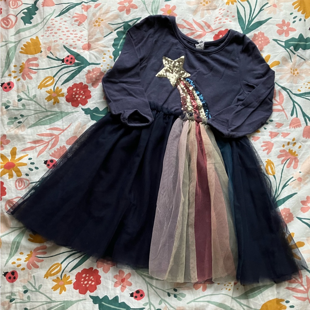 Cotton On | Sequins Shooting Star Twirly Dress | size 2